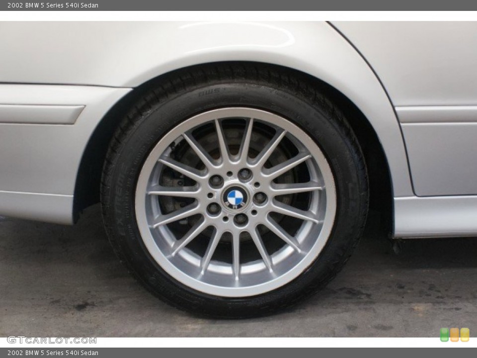 2002 BMW 5 Series 540i Sedan Wheel and Tire Photo #95135852
