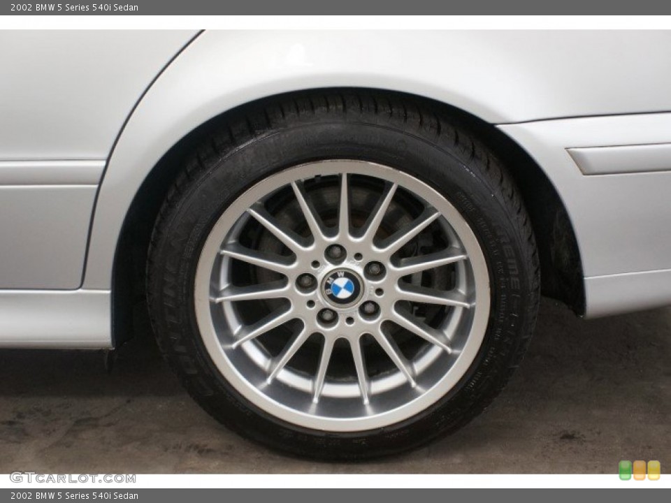 2002 BMW 5 Series 540i Sedan Wheel and Tire Photo #95135891