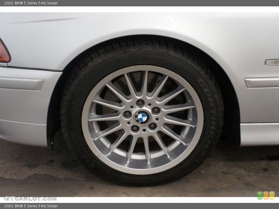 2002 BMW 5 Series 540i Sedan Wheel and Tire Photo #95135939