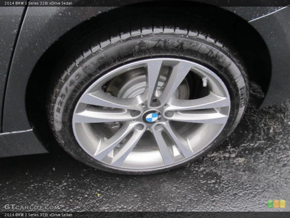 2014 BMW 3 Series 328i xDrive Sedan Wheel and Tire Photo #95136563