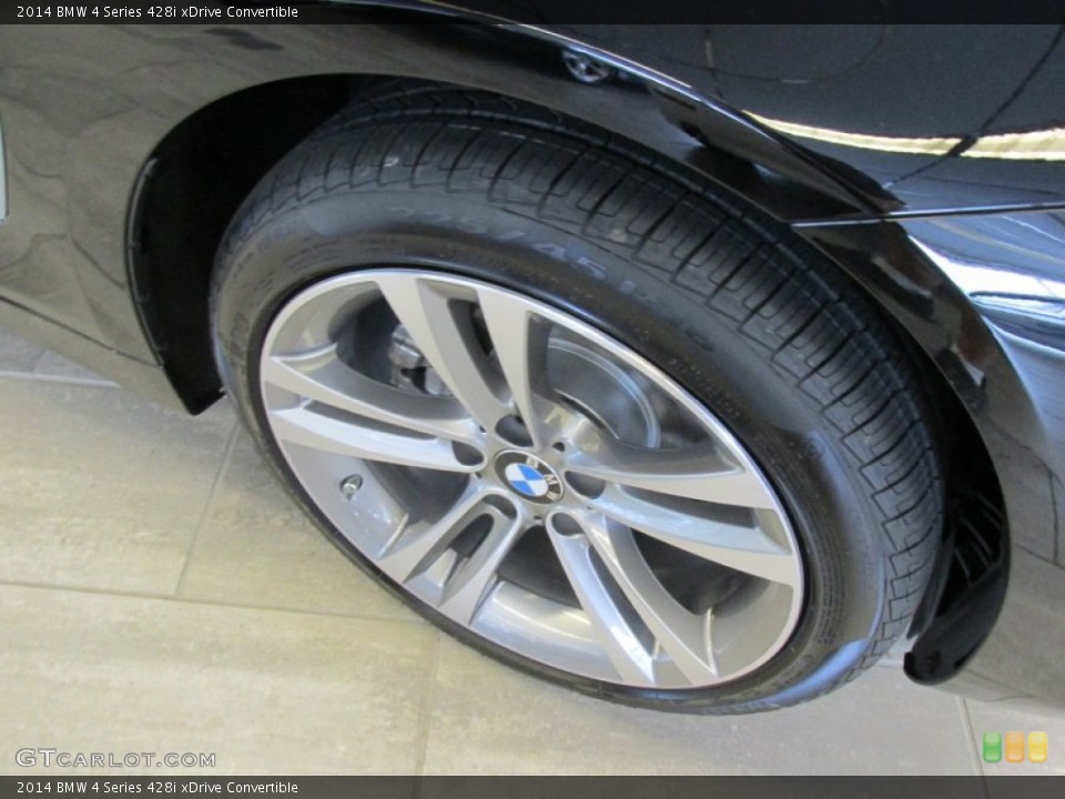 2014 BMW 4 Series 428i xDrive Convertible Wheel and Tire Photo #95141345