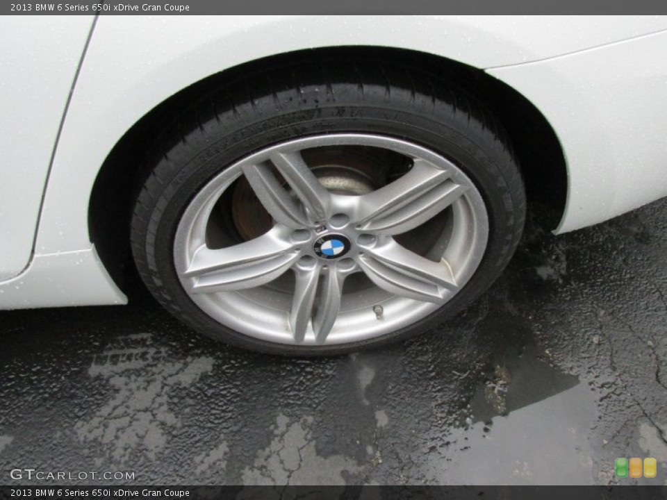 2013 BMW 6 Series 650i xDrive Gran Coupe Wheel and Tire Photo #95142395