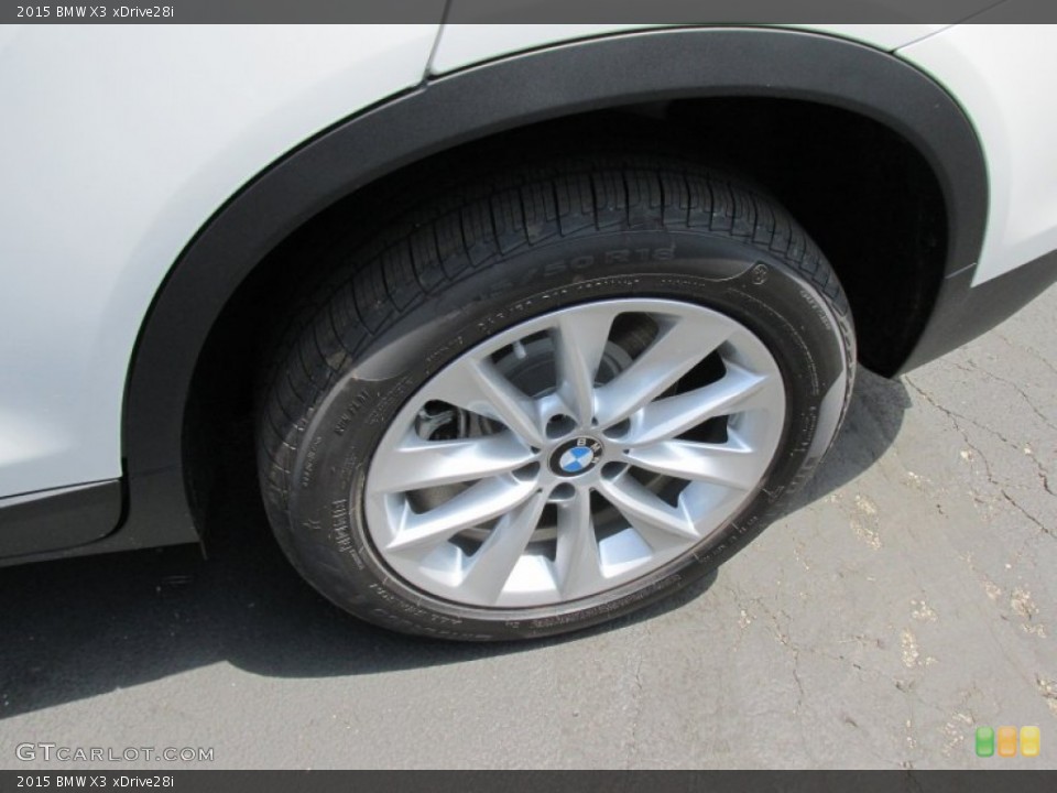 2015 BMW X3 xDrive28i Wheel and Tire Photo #95148953