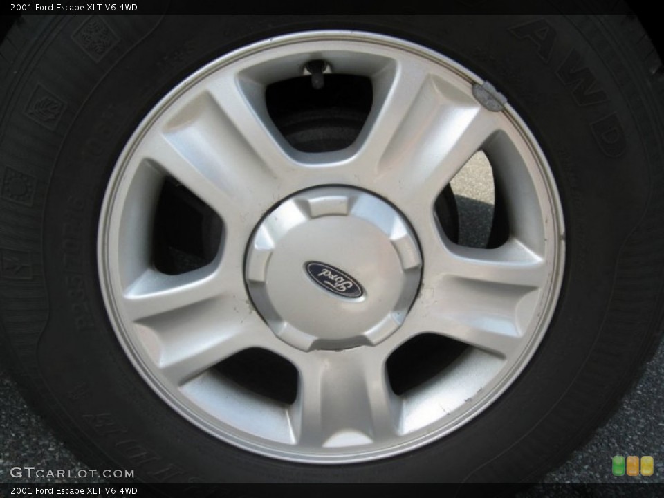 2001 Ford Escape XLT V6 4WD Wheel and Tire Photo #95187443