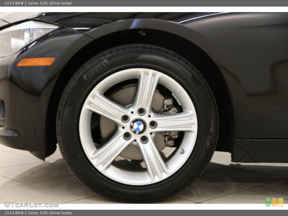 2014 BMW 3 Series 328i xDrive Sedan Wheel and Tire Photo #95240388