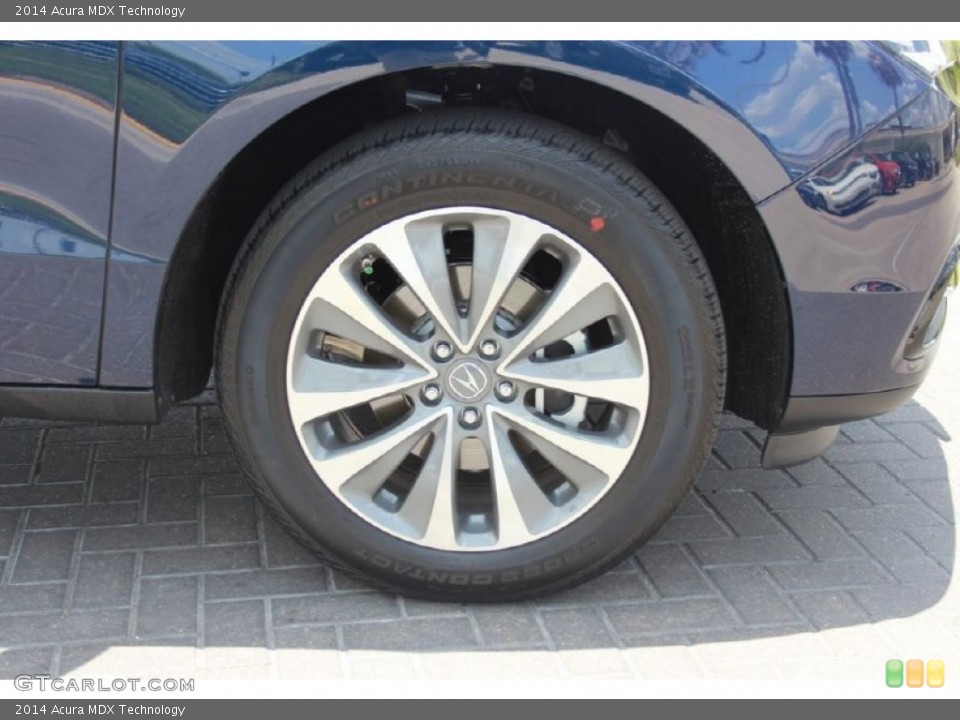 2014 Acura MDX Technology Wheel and Tire Photo #95245569