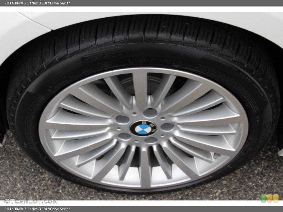 2014 BMW 3 Series 328i xDrive Sedan Wheel and Tire Photo #95247546