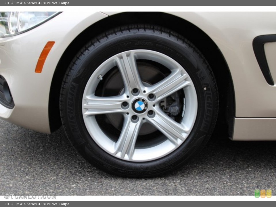 2014 BMW 4 Series 428i xDrive Coupe Wheel and Tire Photo #95274324