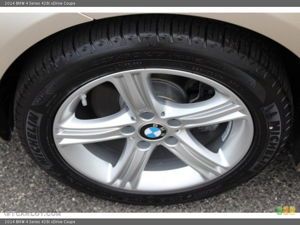 2014 BMW 4 Series 428i xDrive Coupe Wheel and Tire Photo #95274345