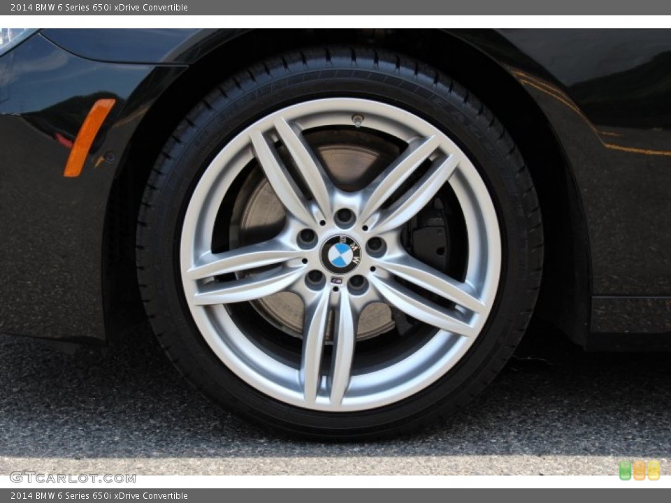 2014 BMW 6 Series 650i xDrive Convertible Wheel and Tire Photo #95275066