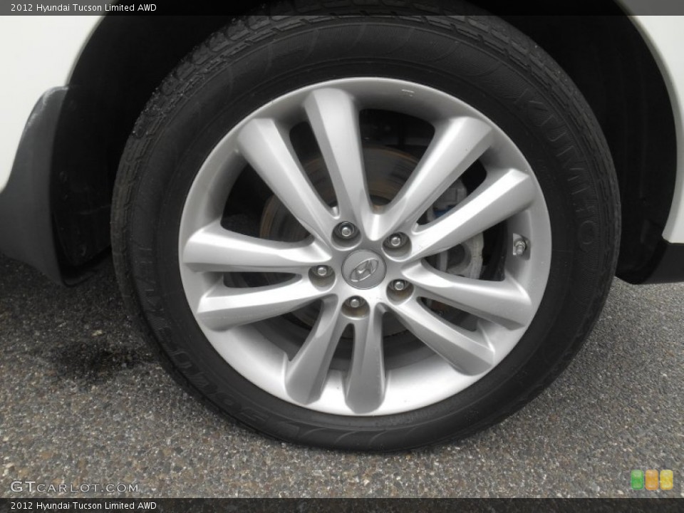 2012 Hyundai Tucson Limited AWD Wheel and Tire Photo #95283327