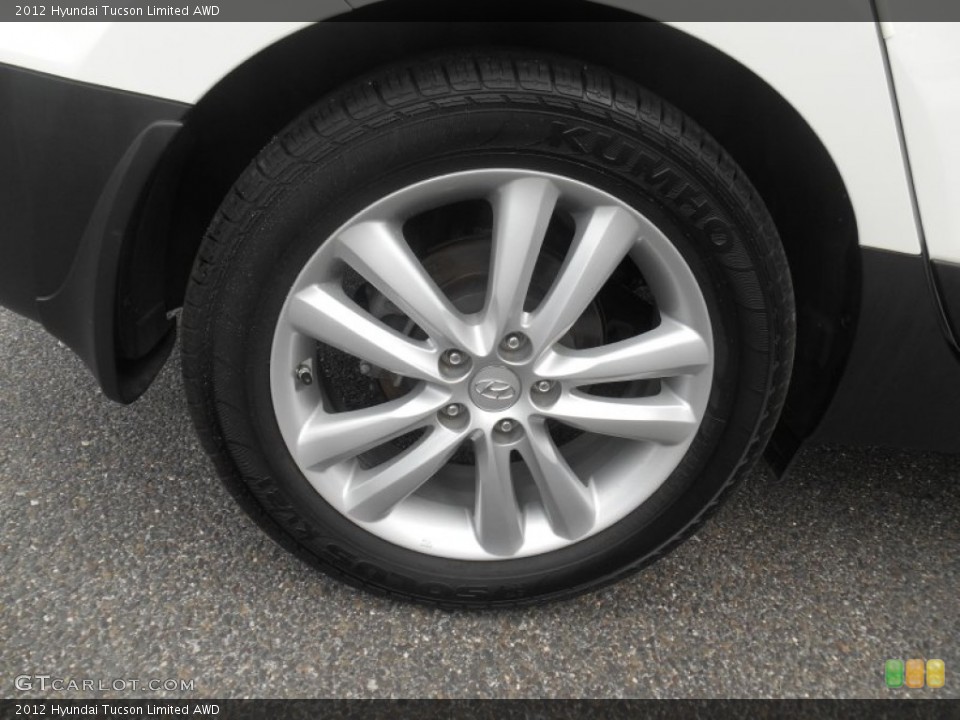2012 Hyundai Tucson Limited AWD Wheel and Tire Photo #95283351