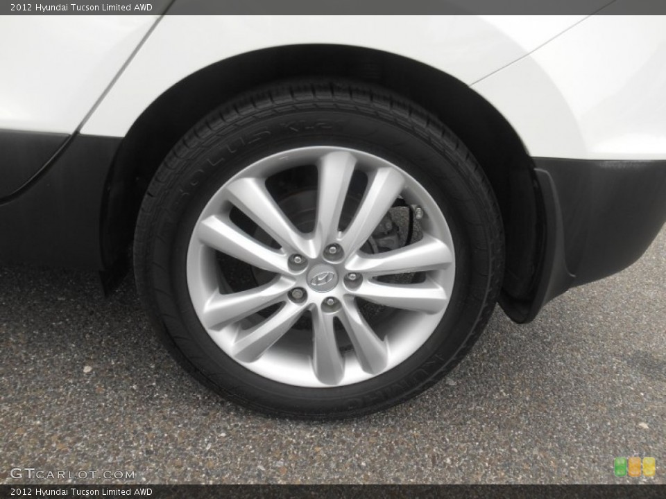 2012 Hyundai Tucson Limited AWD Wheel and Tire Photo #95283372