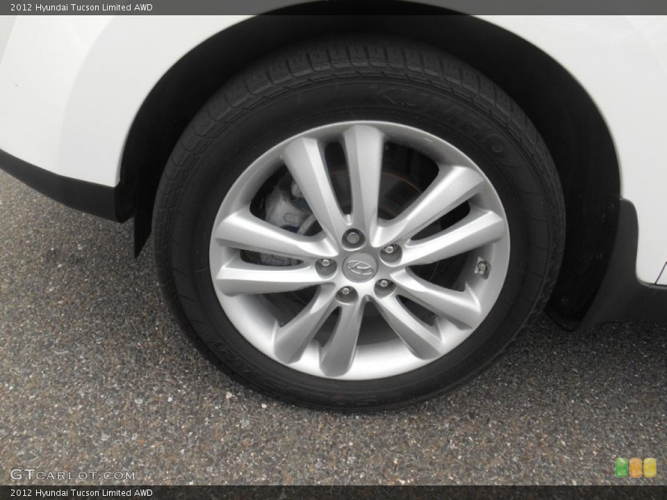 2012 Hyundai Tucson Limited AWD Wheel and Tire Photo #95283393