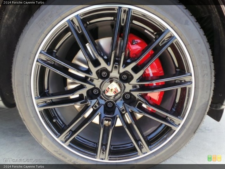 2014 Porsche Cayenne Turbo Wheel and Tire Photo #95290527