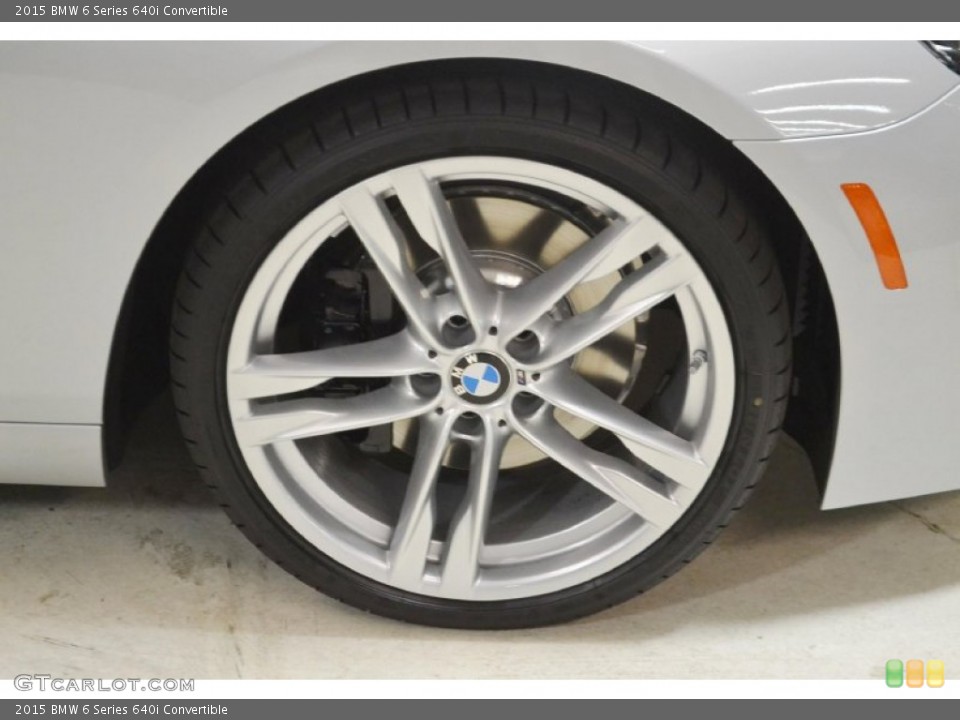 2015 BMW 6 Series 640i Convertible Wheel and Tire Photo #95294419