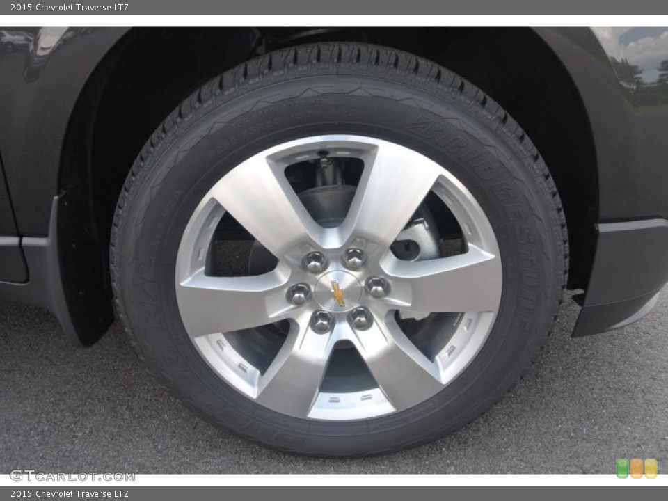 2015 Chevrolet Traverse LTZ Wheel and Tire Photo #95317942