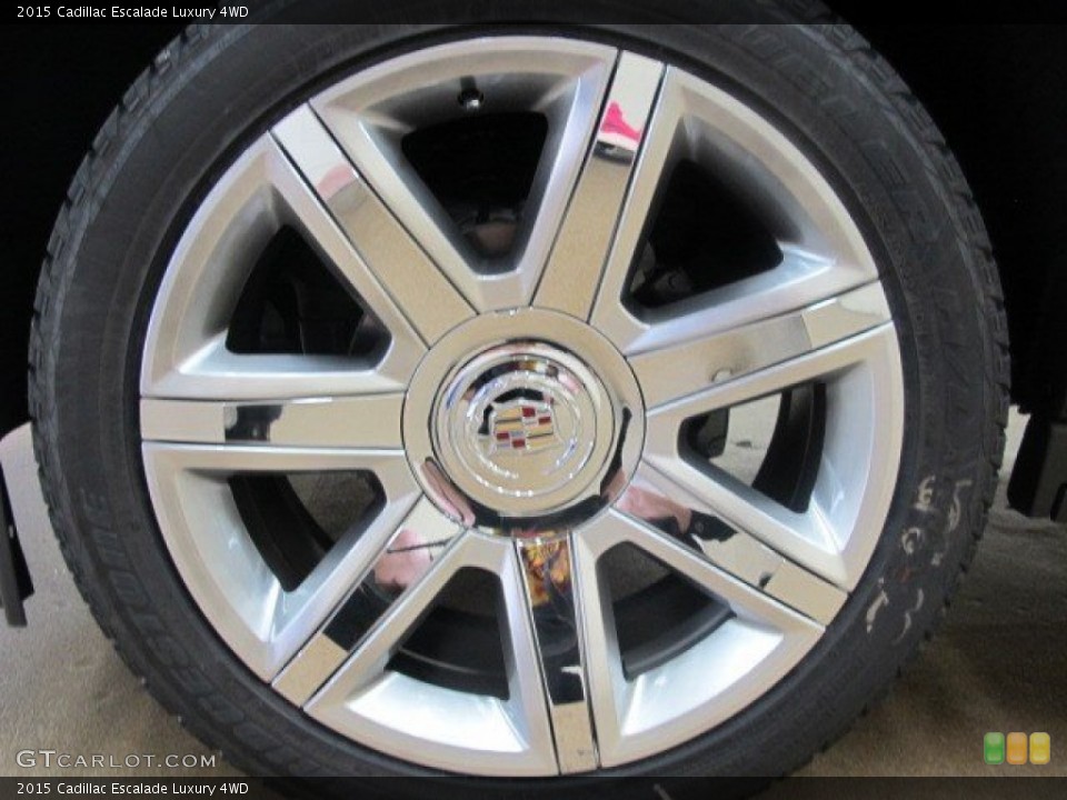 2015 Cadillac Escalade Luxury 4WD Wheel and Tire Photo #95346139