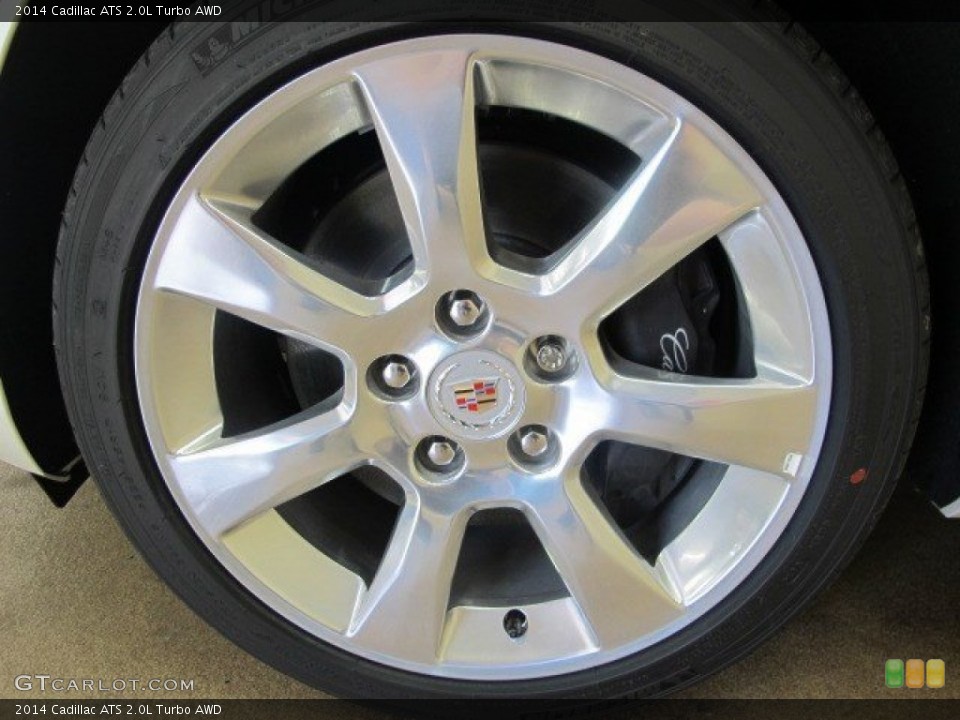 2014 Cadillac ATS 2.0L Turbo AWD Wheel and Tire Photo #95349100