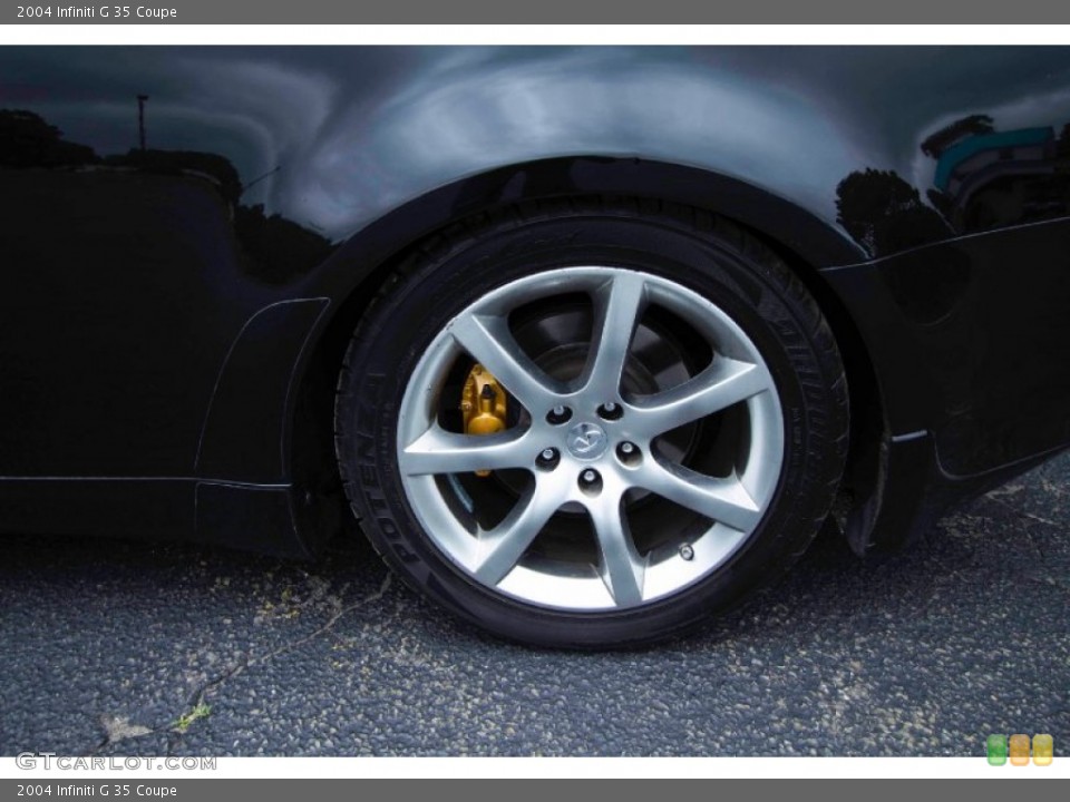 2004 Infiniti G 35 Coupe Wheel and Tire Photo #95359908