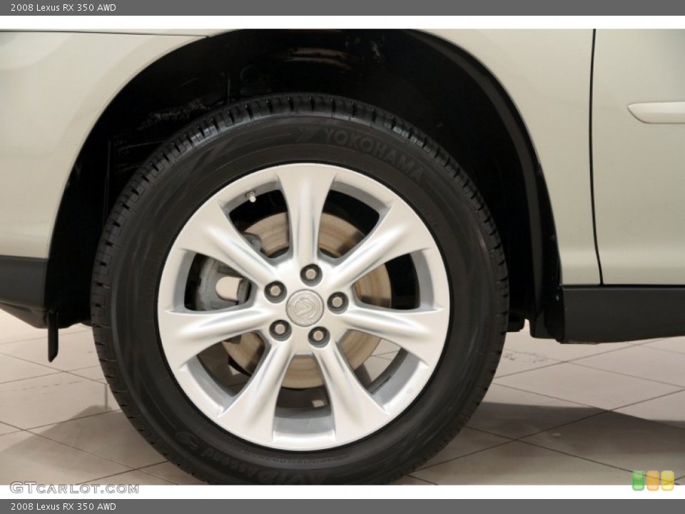 2008 Lexus RX 350 AWD Wheel and Tire Photo #95367824