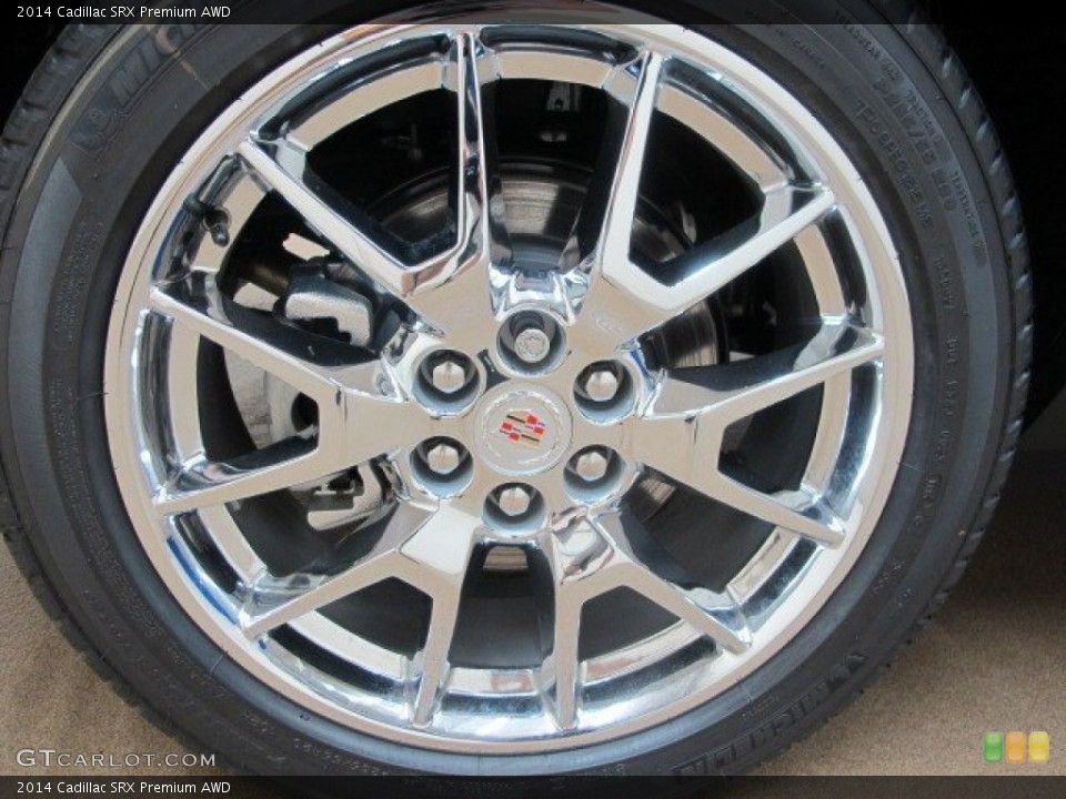 2014 Cadillac SRX Premium AWD Wheel and Tire Photo #95392684