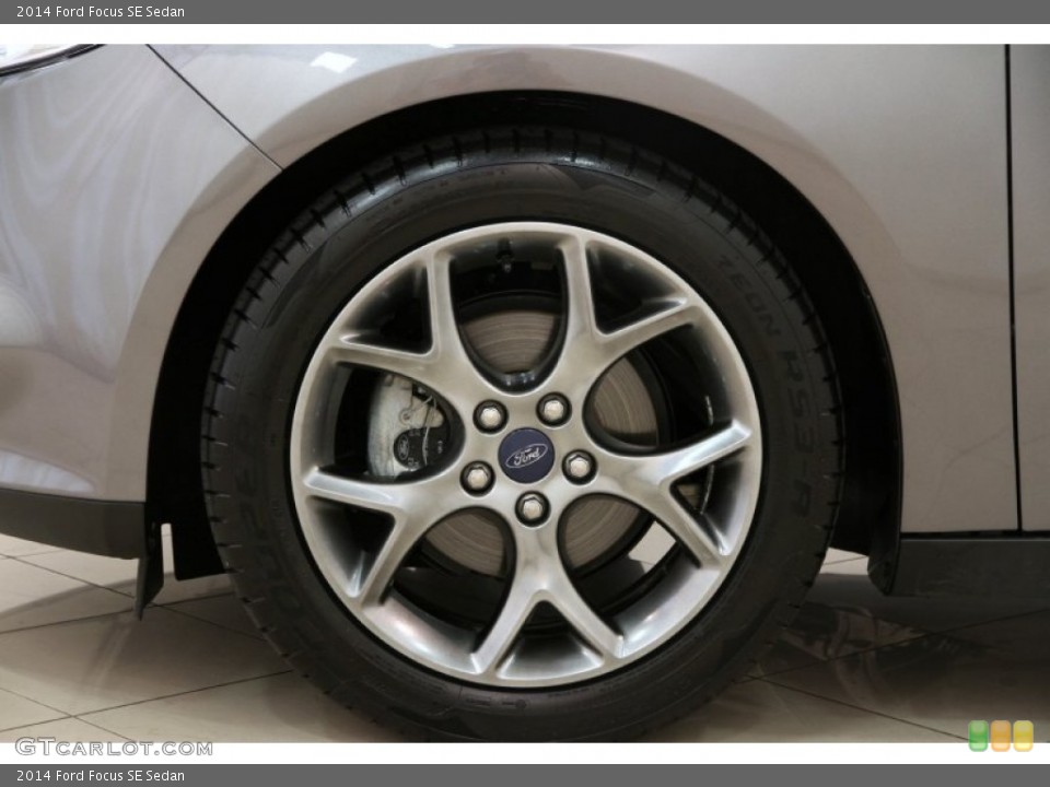 2014 Ford Focus SE Sedan Wheel and Tire Photo #95392936