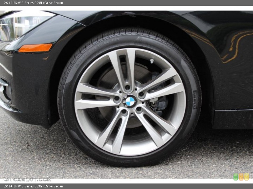 2014 BMW 3 Series 328i xDrive Sedan Wheel and Tire Photo #95405284