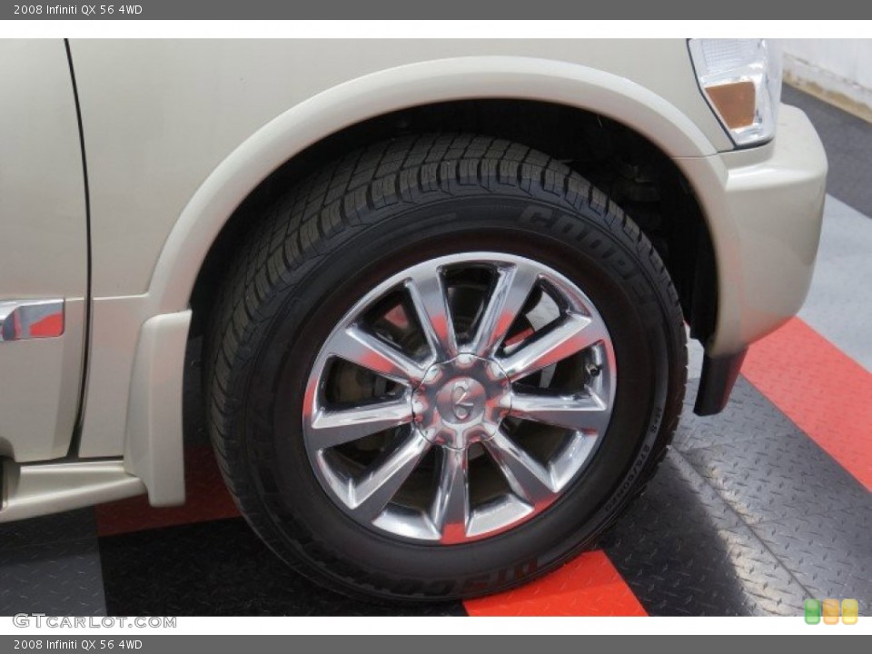 2008 Infiniti QX 56 4WD Wheel and Tire Photo #95419280