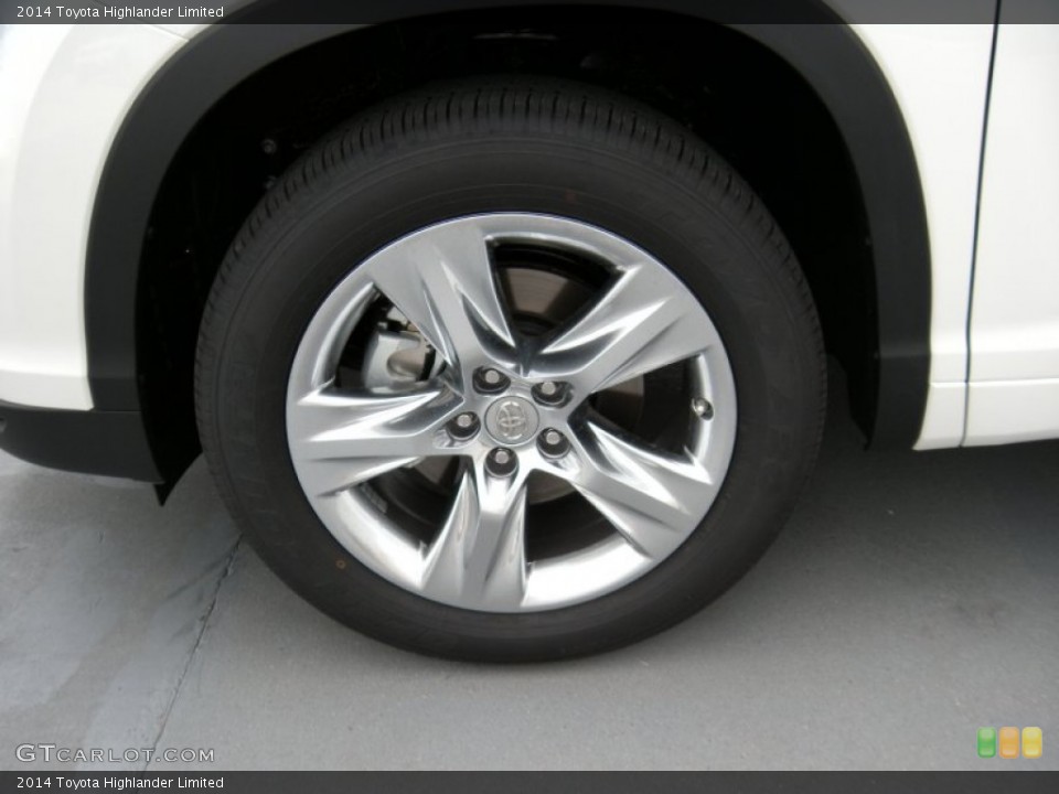2014 Toyota Highlander Limited Wheel and Tire Photo #95441777