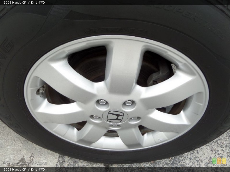 2008 Honda CR-V EX-L 4WD Wheel and Tire Photo #95458592
