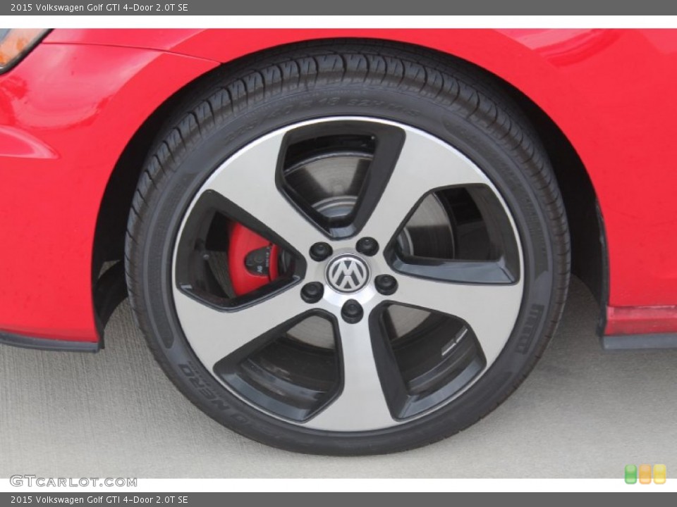 2015 Volkswagen Golf GTI 4-Door 2.0T SE Wheel and Tire Photo #95462048