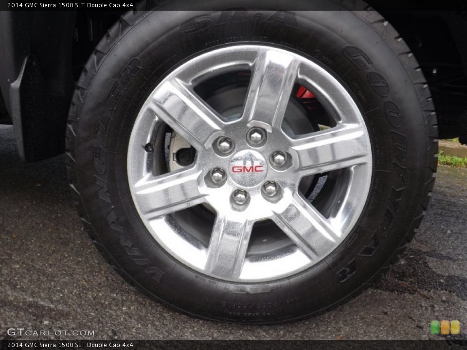 2014 GMC Sierra 1500 SLT Double Cab 4x4 Wheel and Tire Photo #95462810