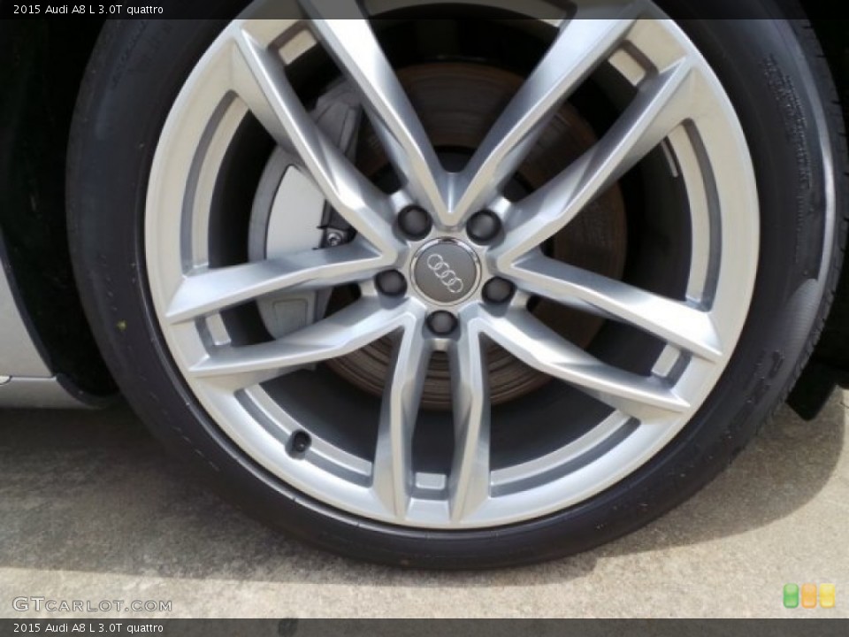 2015 Audi A8 L 3.0T quattro Wheel and Tire Photo #95464493