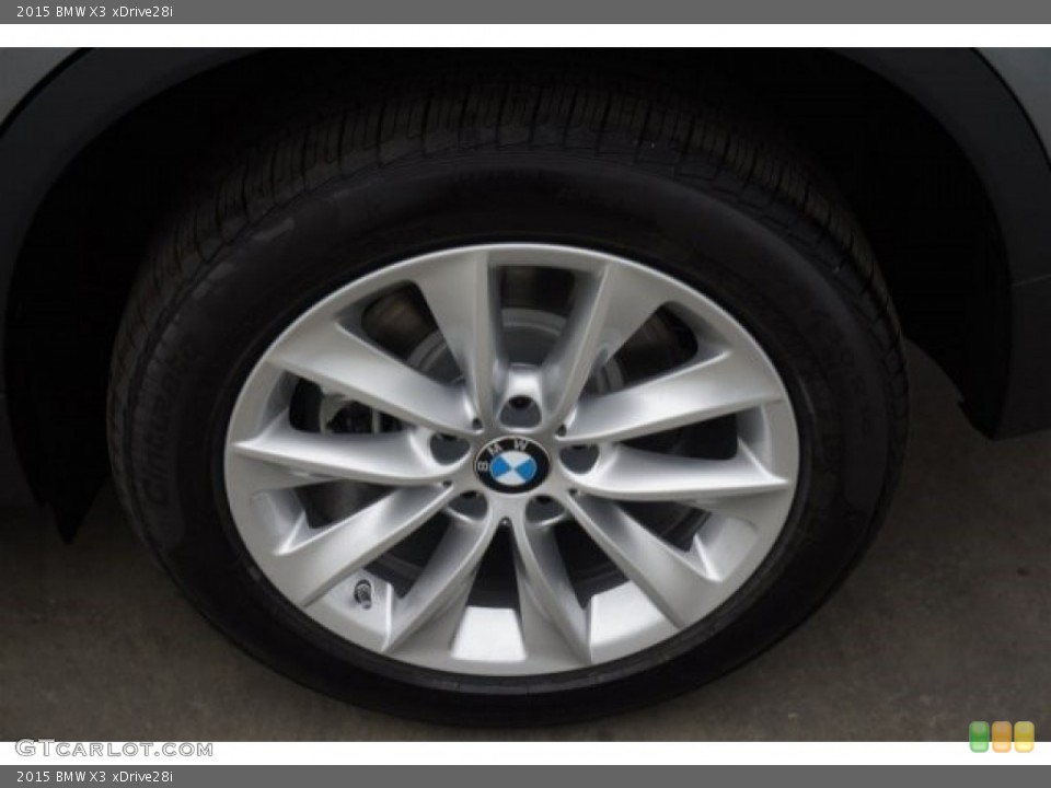 2015 BMW X3 xDrive28i Wheel and Tire Photo #95472551