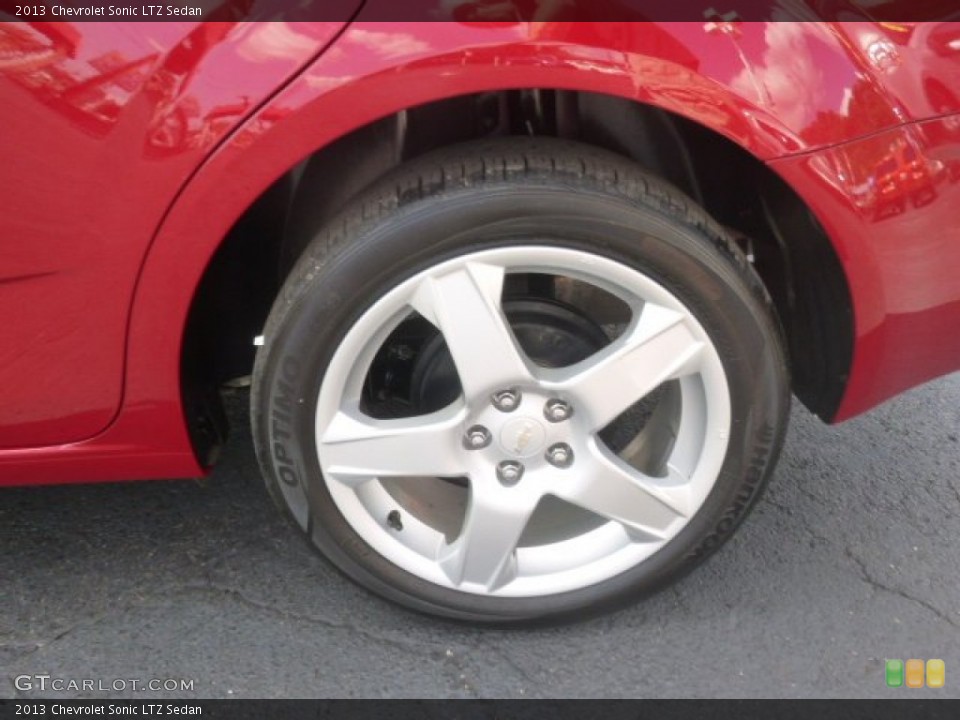 2013 Chevrolet Sonic LTZ Sedan Wheel and Tire Photo #95473211