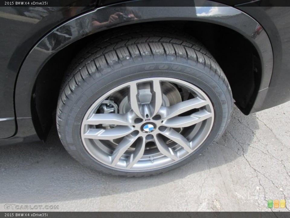 2015 BMW X4 xDrive35i Wheel and Tire Photo #95478371
