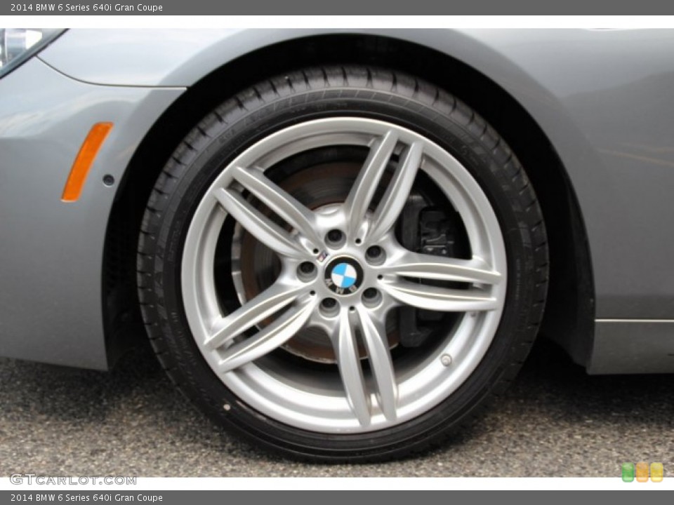2014 BMW 6 Series 640i Gran Coupe Wheel and Tire Photo #95478572