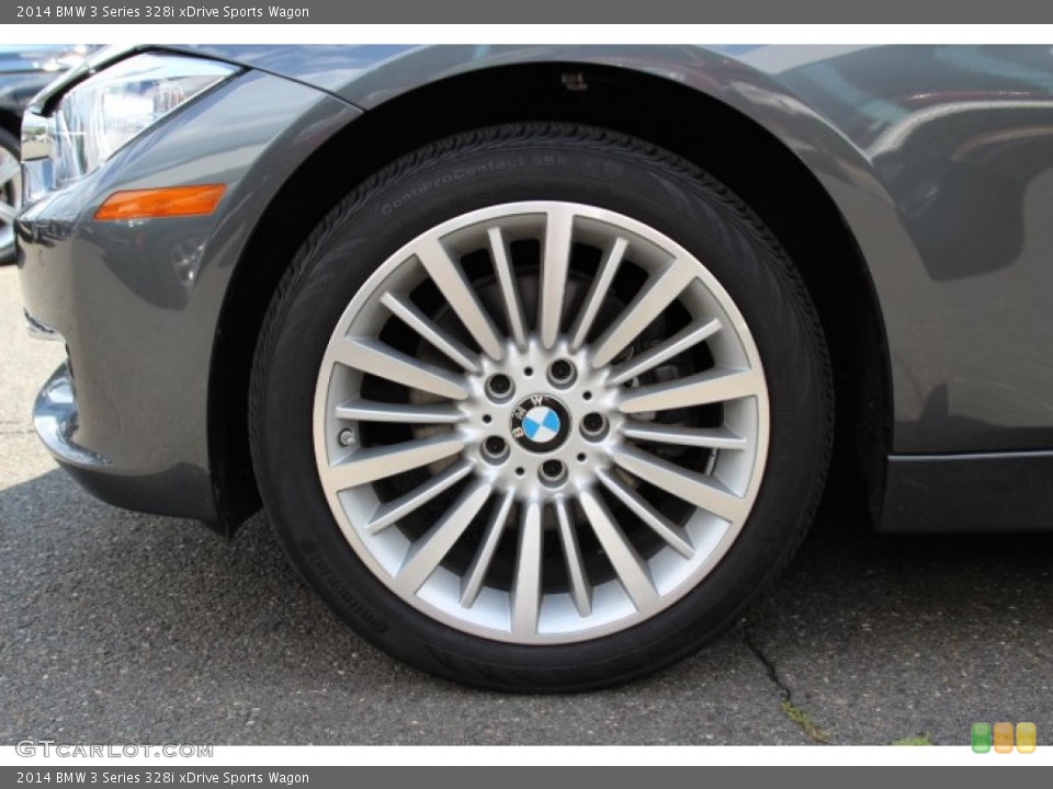 2014 BMW 3 Series 328i xDrive Sports Wagon Wheel and Tire Photo #95479355
