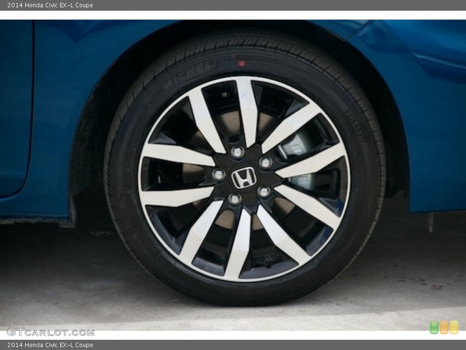 2014 Honda Civic EX-L Coupe Wheel and Tire Photo #95479361