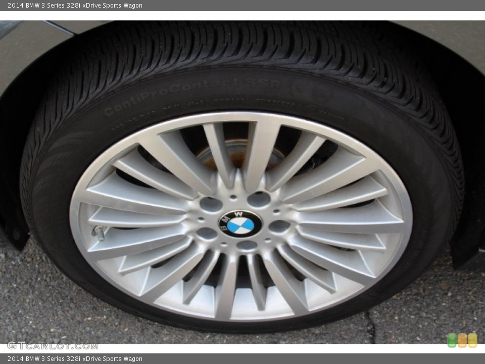 2014 BMW 3 Series 328i xDrive Sports Wagon Wheel and Tire Photo #95479382