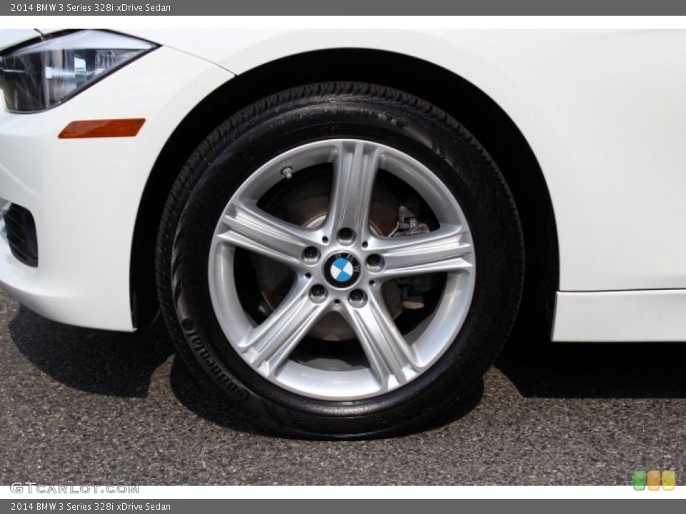 2014 BMW 3 Series 328i xDrive Sedan Wheel and Tire Photo #95482319