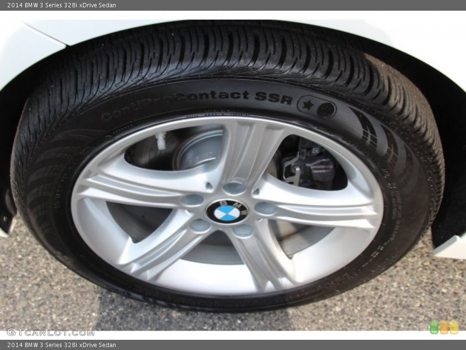 2014 BMW 3 Series 328i xDrive Sedan Wheel and Tire Photo #95482343
