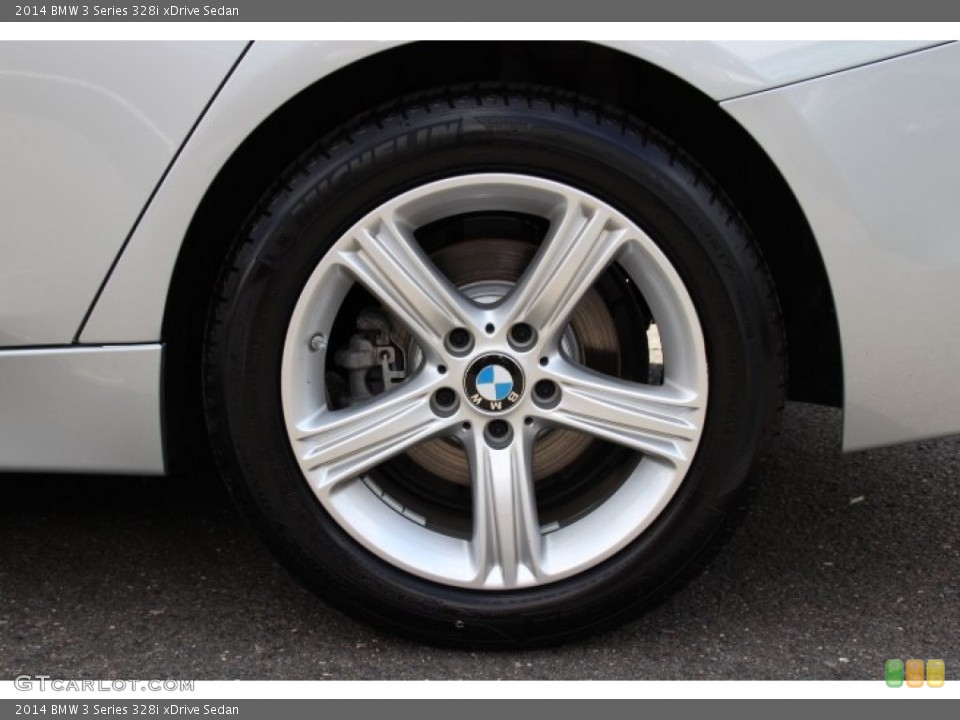 2014 BMW 3 Series 328i xDrive Sedan Wheel and Tire Photo #95483050