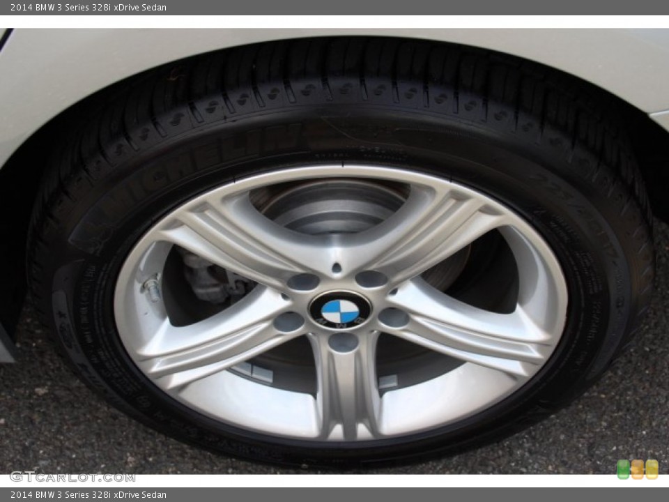 2014 BMW 3 Series 328i xDrive Sedan Wheel and Tire Photo #95483073