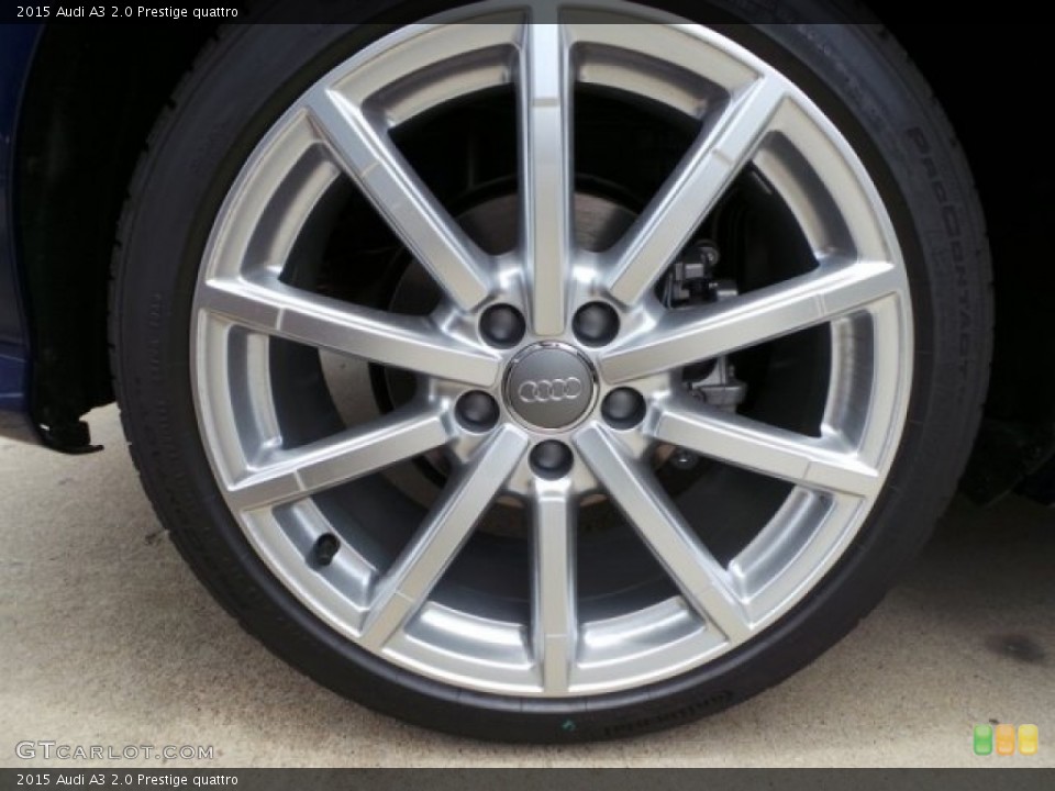 2015 Audi A3 2.0 Prestige quattro Wheel and Tire Photo #95502092