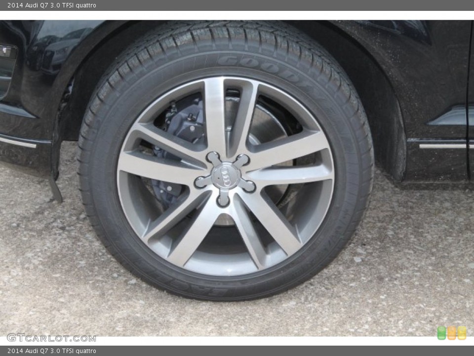 2014 Audi Q7 3.0 TFSI quattro Wheel and Tire Photo #95506898