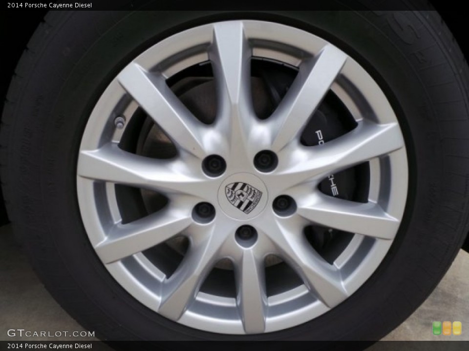 2014 Porsche Cayenne Diesel Wheel and Tire Photo #95507429
