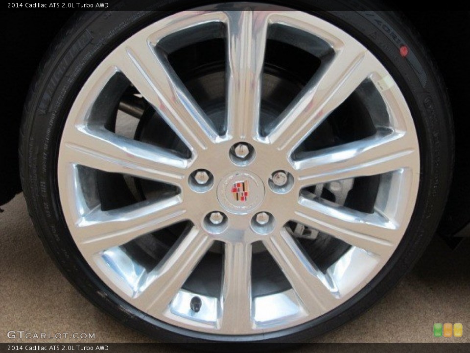 2014 Cadillac ATS 2.0L Turbo AWD Wheel and Tire Photo #95507459