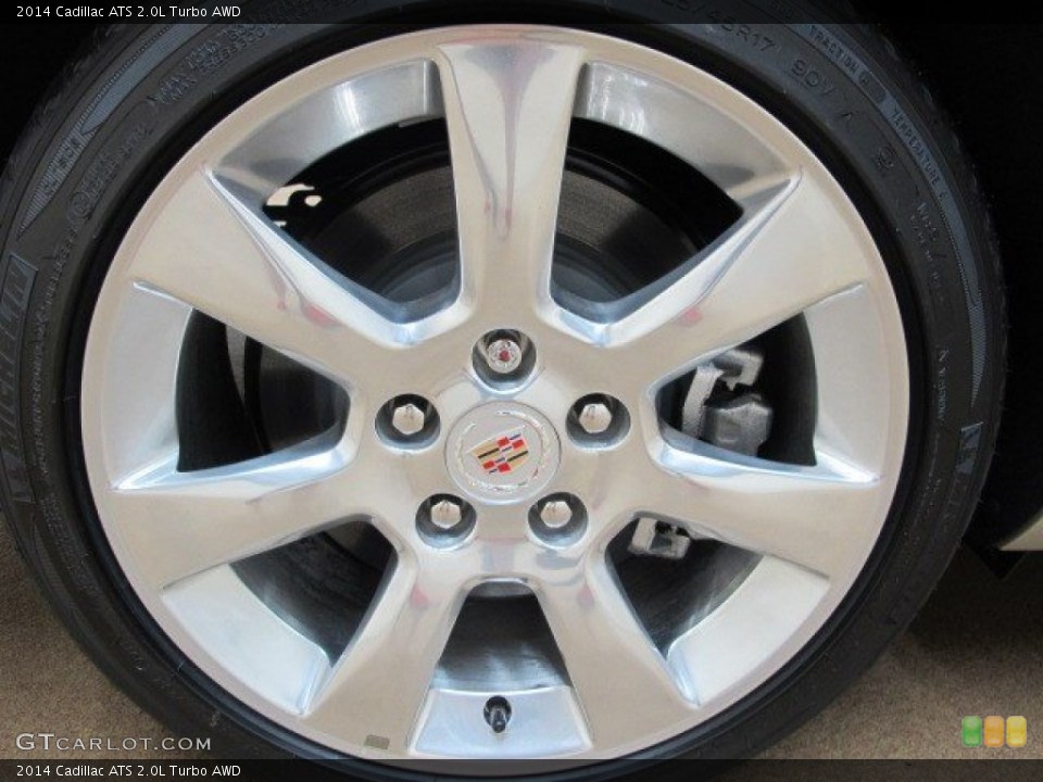 2014 Cadillac ATS 2.0L Turbo AWD Wheel and Tire Photo #95507762